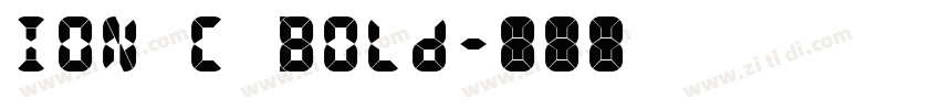 ION C Bold字体转换